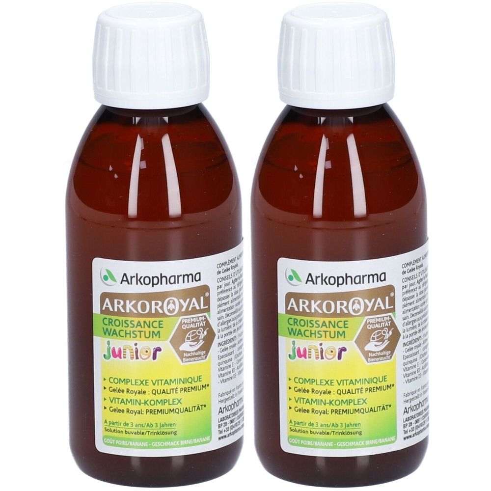 Arkopharma Arkoroyal Vitamin-Komplex Wachstum x2 2x150 ml Sirup