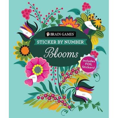 Brain Games - Sticker by Number: Blooms (24 Images to Sticker), Taschenbuch von Publications International Ltd,New Seasons,Brain Games, Publications