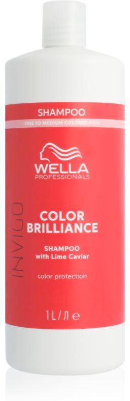 Wella Professionals Invigo Color Brilliance Shampoo für normales und feines Haar zum Schutz der Farbe 1000 ml