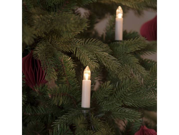 LED lichtketting bovengloeilampen IP20 amber 25-vlam Topbirnen, Kunststof, LED kerstverlichting