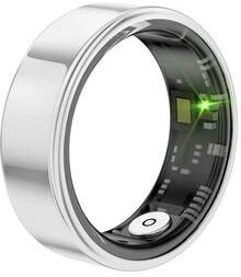 Daily Deals Depot Smart Ring For Sleep Tracking & Motion Monitoring Compatible With IPhone Android Ideal Smart Gift For Women & Men sliver 11