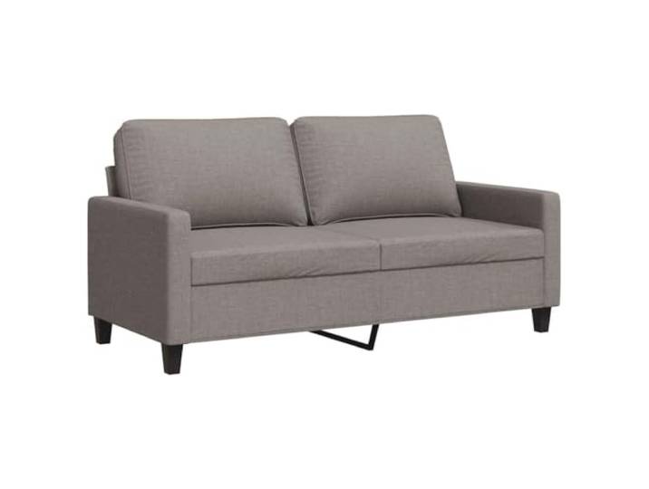vidaXL 2-Sitzer-Sofa Taupe 140 cm Stoff