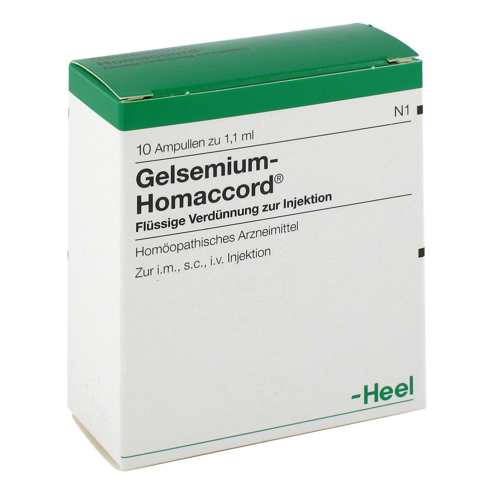 Biologische Heilmittel Heel GmbH Gelsemium Homaccord Ampullen 00412961