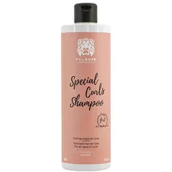 Valquer, Shampoo, Professionelles Special Curl Shampoo für lockiges Haar 400ml - Sulfatfrei, Salzfrei, Vegan (Flüssiges Shampoo, 400 ml)
