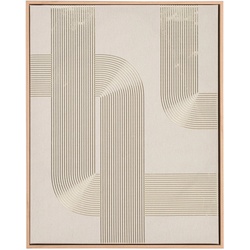 Kunstdruck Norma Sandfarben
