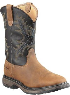 Ariat WorkHog Square Toe H2O Steel Toe - Mens 13 Brown Boot D