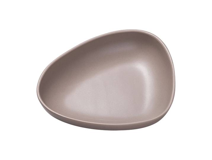 LIND DNA Assiette creuse Curve Stoneware 19x22 cm Warm Grey