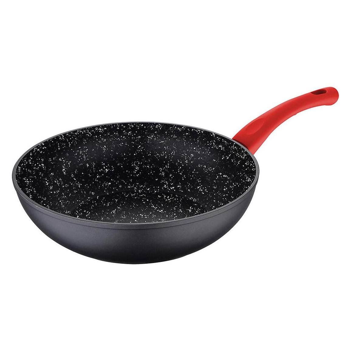 San Ignacio Wok Pfanne toledo Schwarz Geschmiedetes Aluminium Ø 20 cm (Bratpfanne) (63026911)