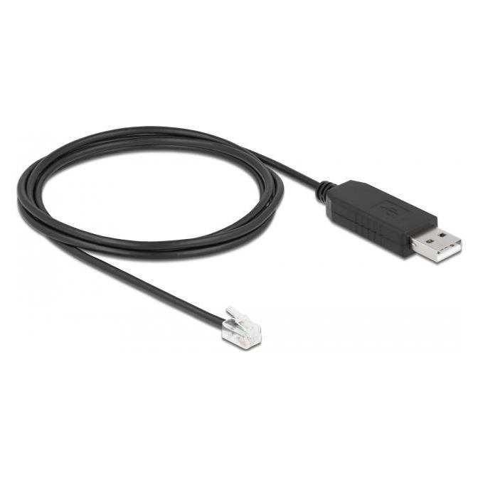 Delock Adapterkabel USB Typ-A zu Seriell RS-232 RJ9/RJ10 mit ESD Schutz Celestron NexStar 2 m (2 m) (66734)