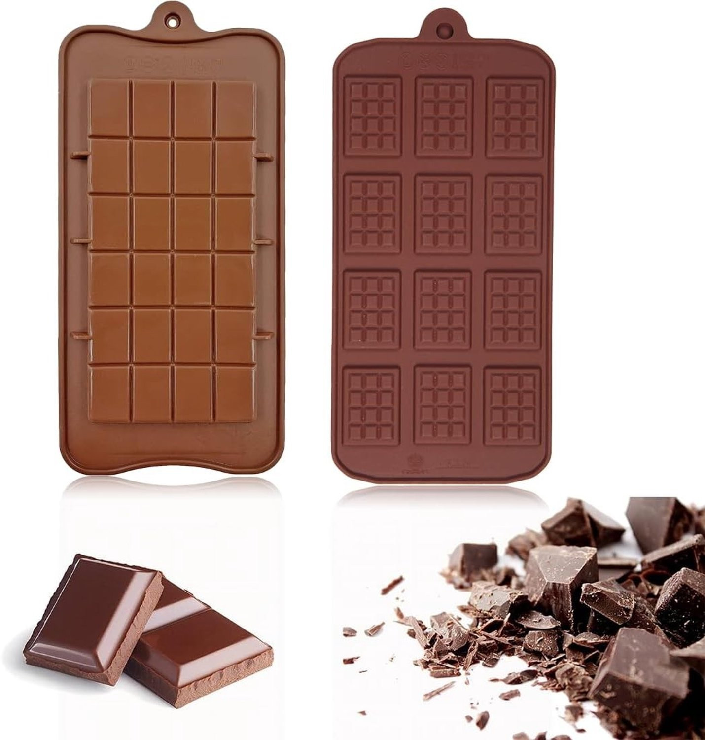 Siliconen mallen voor chocolade en voedsel, mini antiaanbak mallen voor eiwitbonbons en creatieve gerechten