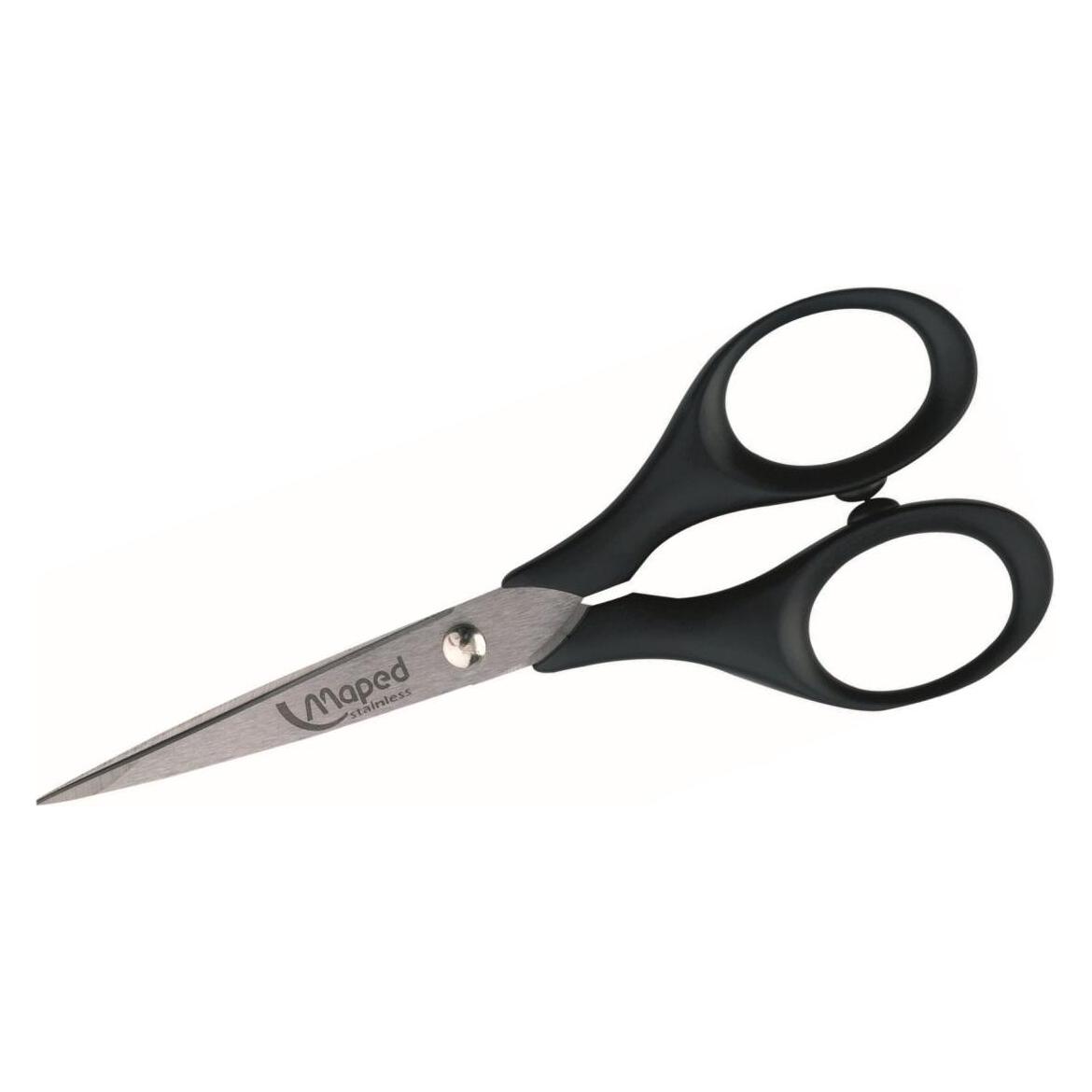 Magni Maped M681700 - Schere Precise, 13 cm mit Klingenschutz, schwarz (13 cm) (M681700)
