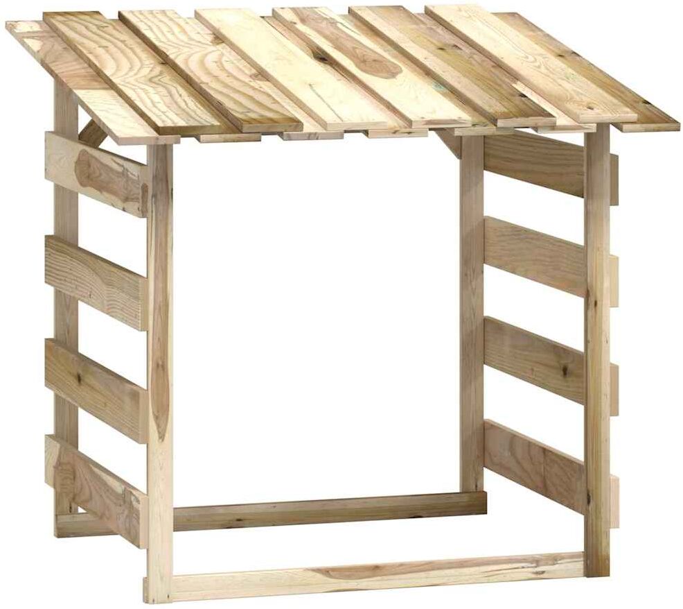 vidaXL Pergola avec toit 100x90x100 cm Bois de pin imprégné