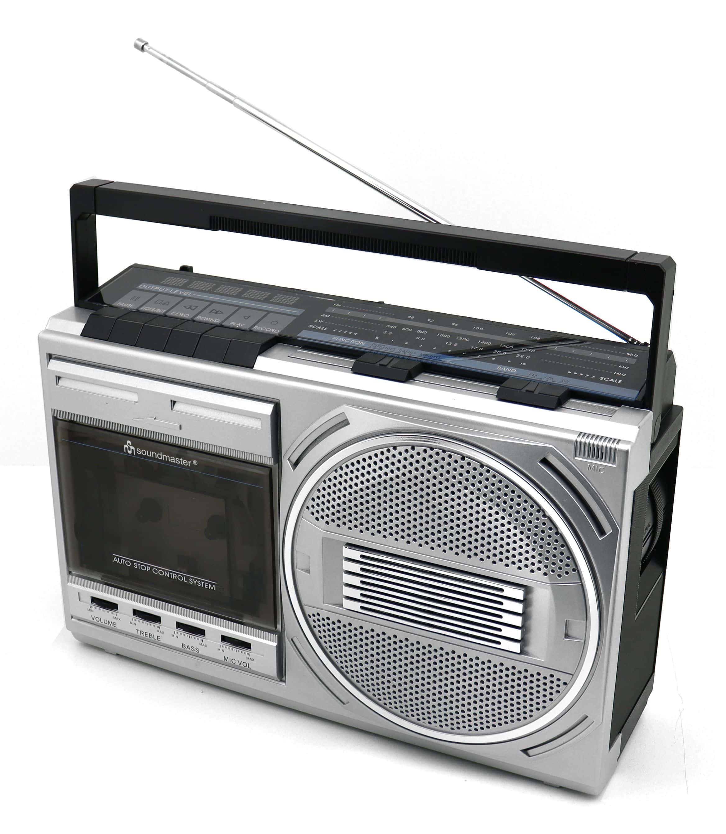 Soundmaster RR20SI FM, MW, SW Radio (Schwarz, Silber)