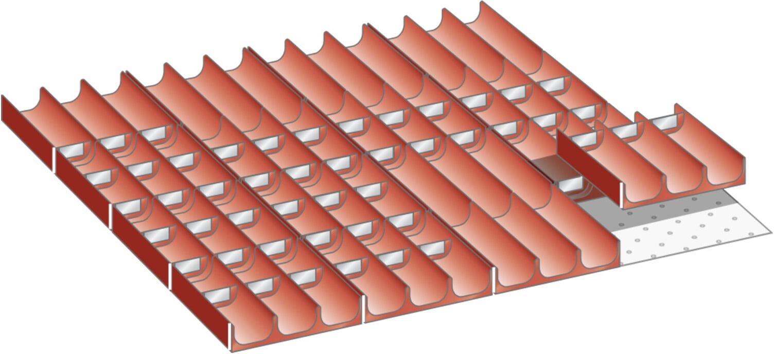 Lista Set Mulden 36x36E (BxTxFH) 612x612x50mm (100.320.000)