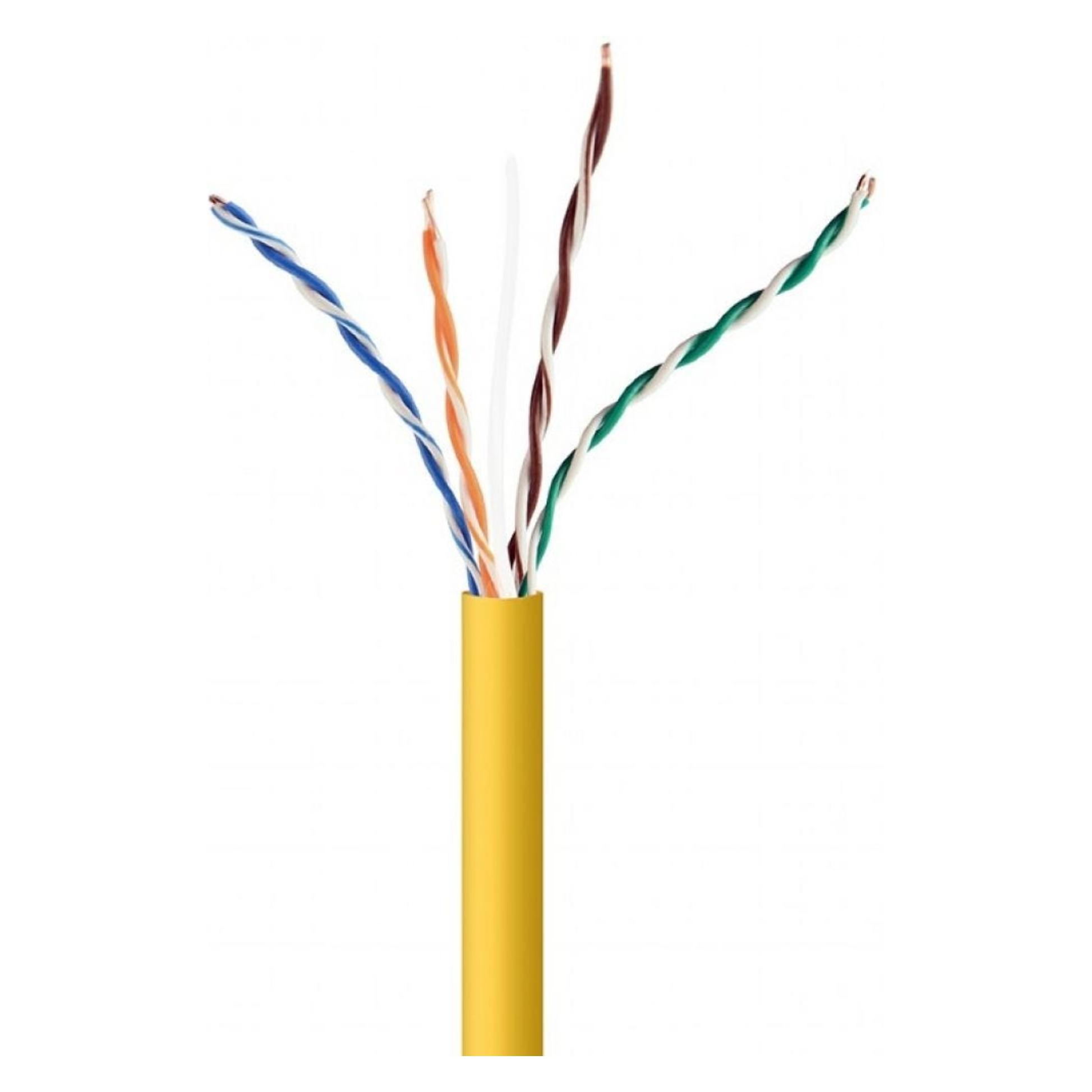 Gembird CAT5e UTP LAN Kabel (CCA), 1000 ft, yellow (U/UTP, CAT5e, 305 m) (UPC-5004E-SOL-Y)