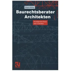 Baurechtsberater Architekten, Fachbücher von Jürgen Rilling