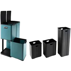 HTI-Living Mülltrennsystem Jannik, Abfalleimer, Türkis