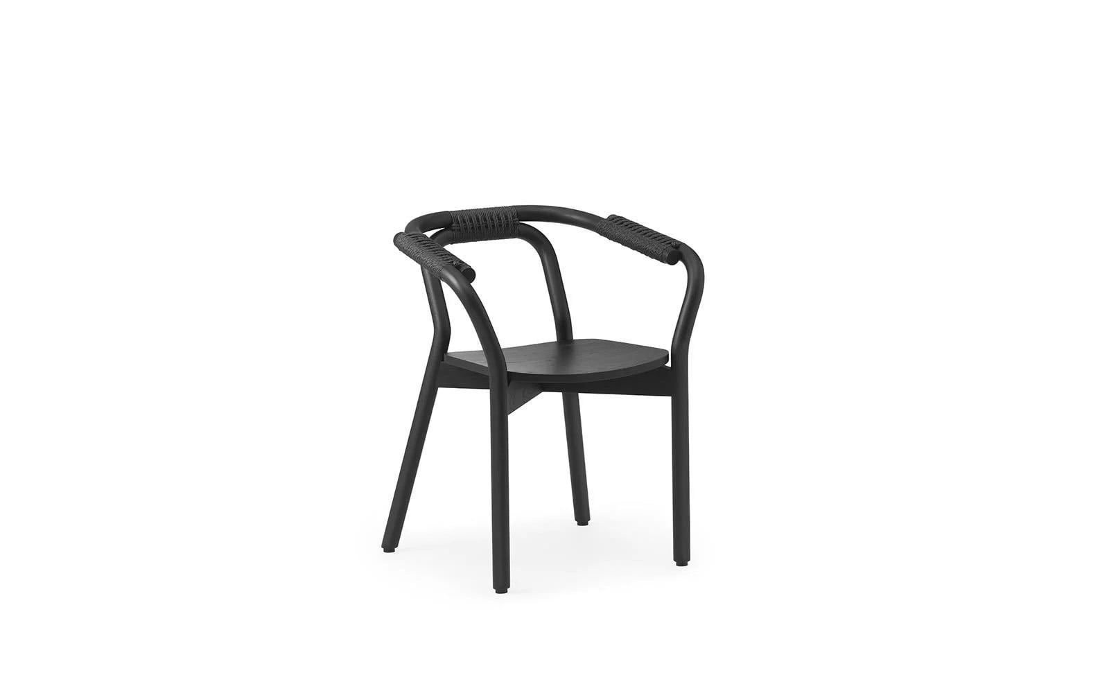 Normann Copenhagen Knot stoel zwart/zwart