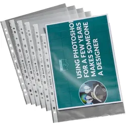 LEITZ Prospekthüllen DIN A4 0.065 mm transparent