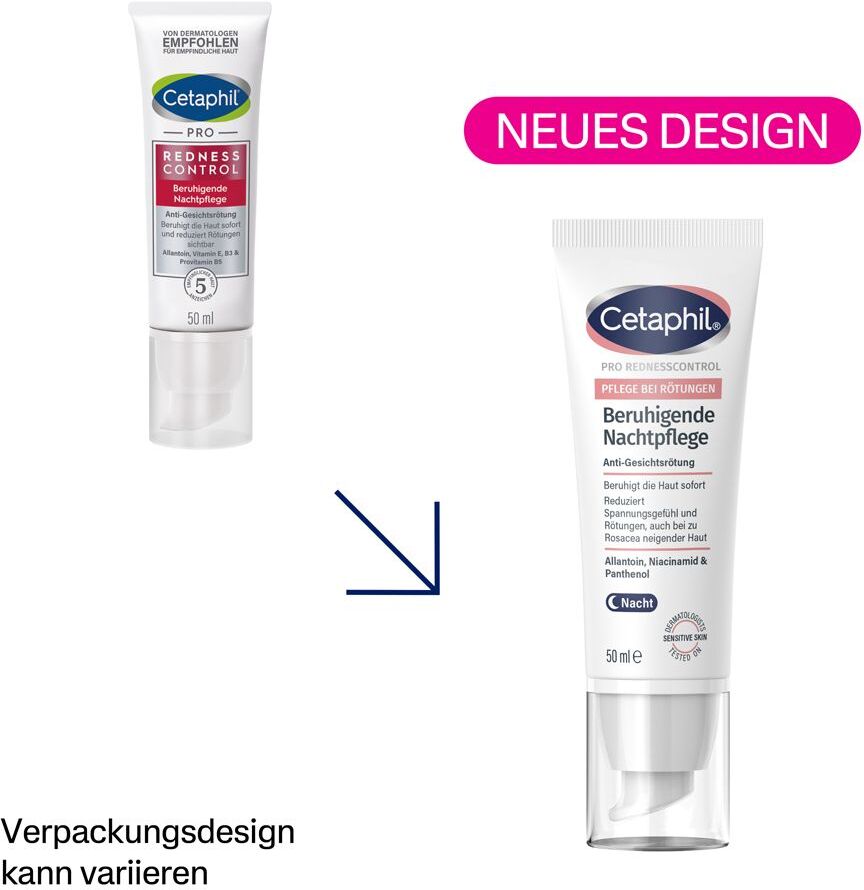 Cetaphil Redness Control beruhigende Nachtpflege 50 ml Nachtcreme