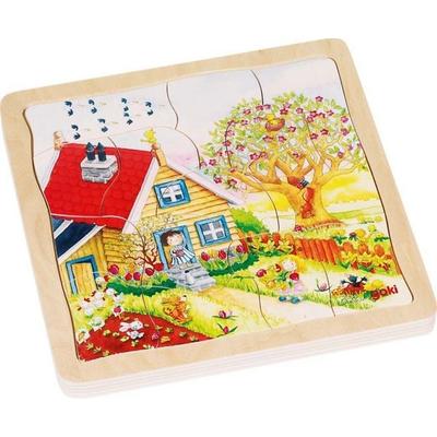 Schichtenpuzzle Jahreszeiten 54 Teile