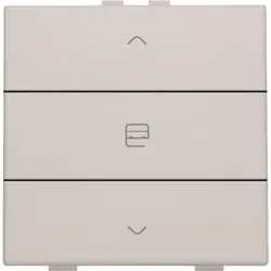 Niko Züblin 102-51033 Einfach Motorsteuertaster für Niko Home Control, light grey 10251033