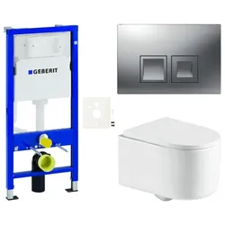 Geberit Wand-WC Set für Vorwandmontage + SAT WC SIKOGESREX72D35