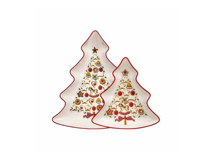 Villeroy & Boch Schale Winter Bakery Delight Baumschalen-Set 2-tlg., Porzellan, (2 Schalen, 2-tlg)
