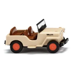 WIKING 001001 1:87 Willys Jeep CJ-3A - elfenbeinbeige
