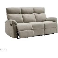 HTI-Living, Sofa + Bettsofa, Sofagarnitur mit Relaxfunktion Koba Beige (2-Sitzer, 3-Sitzer)