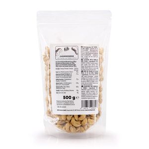 KoRo Cashewkerne ganze Nüsse, mit Vanille und Tonka, geröstet, im Beutel, 500 g