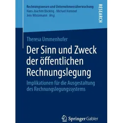 Der Sinn und Zweck der öffentlichen Rechnungslegung, Fachbücher von Theresa Ummenhofer