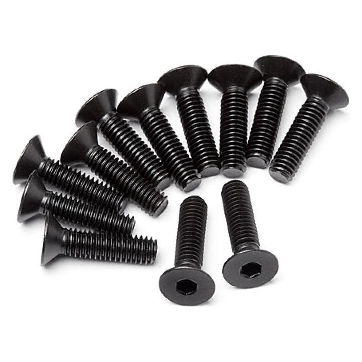 Maverick Flat Head Screw M4x16mm 12 Pcs (12 Schrauben pro Stück) (MV24072)