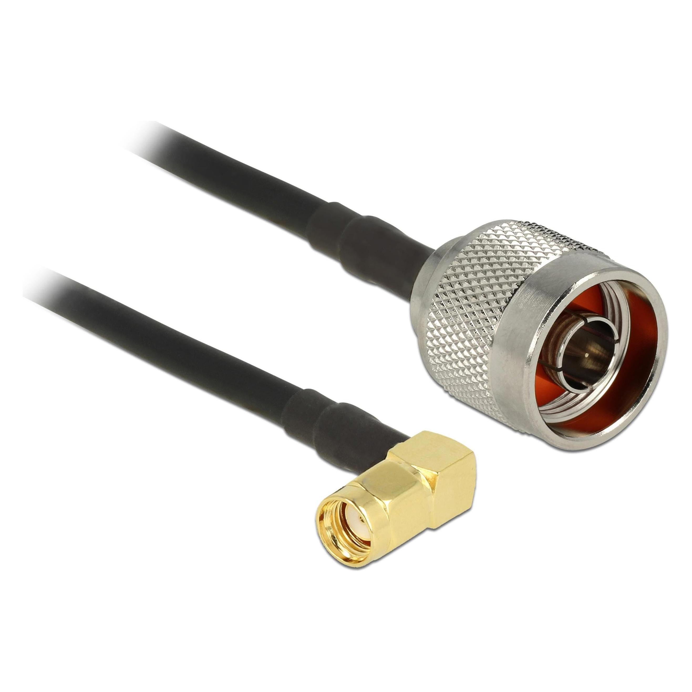 Delock RP-SMA Stecker zu N-Stecker, 0.3m (89578)