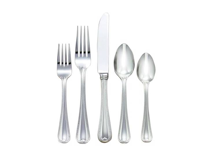 LENOX Vintage Jewel Besteck-Set, 20-teilig, 1,7 kg, Metallic