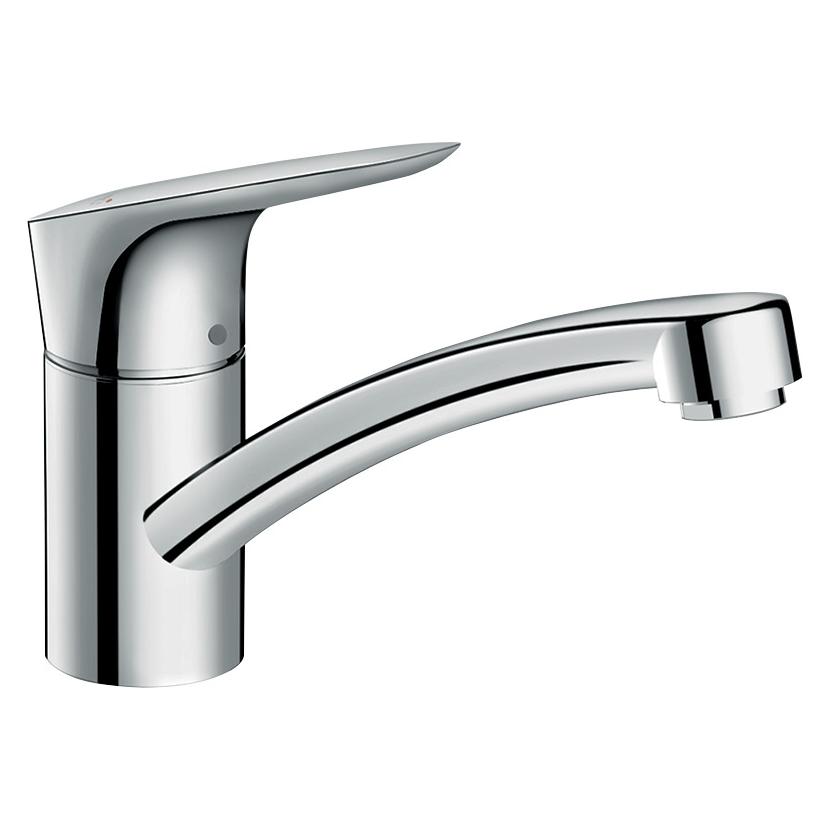 hansgrohe Logis M31 Einhebel-Küchenarmatur 120, Niederdruck/offene Warmwasserbereiter, 1 Strahlart (71831000)