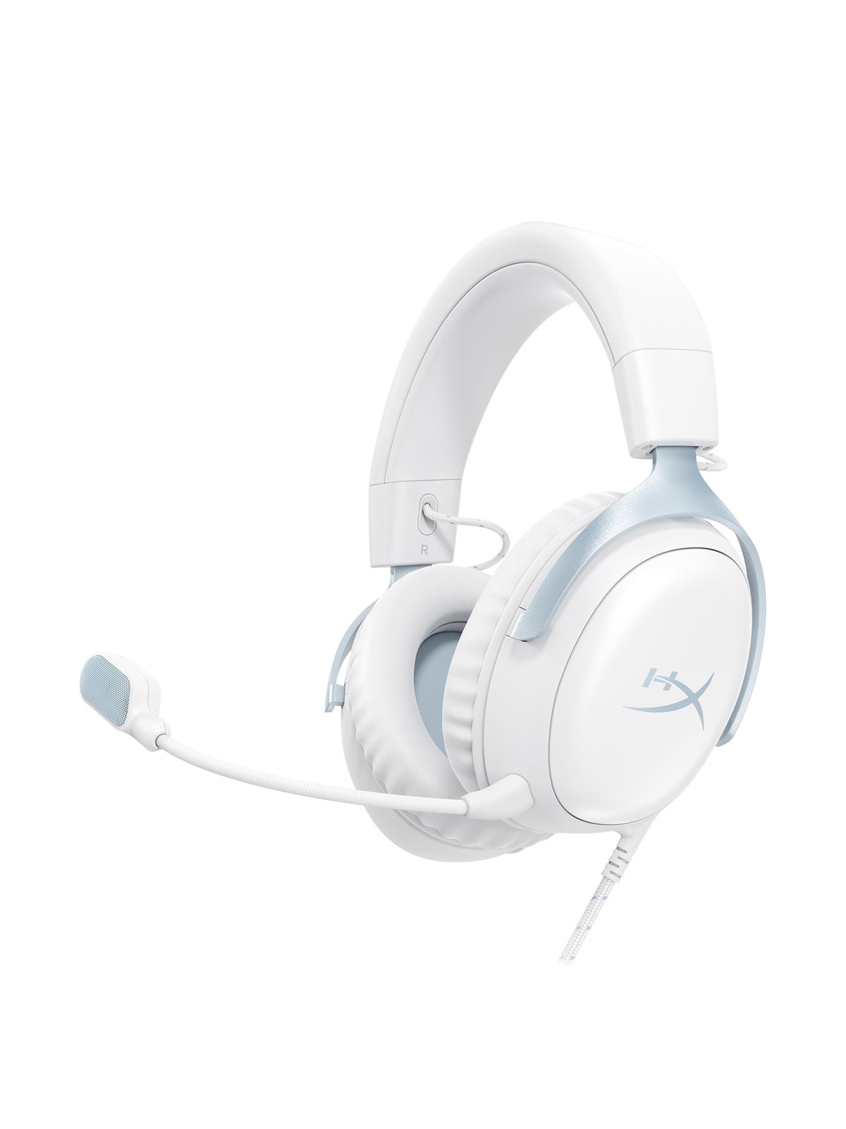 HyperX Cloud III - Gaming Headset (White/Blue)