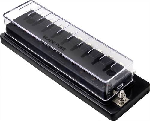 TRU COMPONENTS TC-9070380 TC-9070380 KFZ-Sicherungshalter mit Statusanzeige Passend für (Sicherungen) Flachsicherung Standard 30A