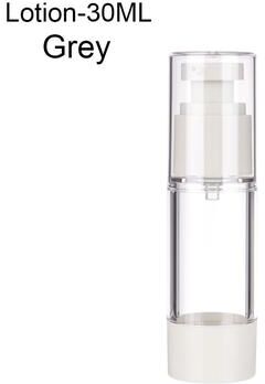Multisell Products Hub Lotion Empty Container Refillable, Makeup Tool Squeeze Pump Spray, Vacuum Bottle For Skincare Use grey lotion 30ml