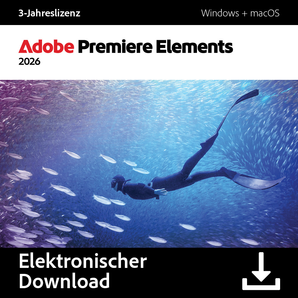 Adobe Premiere Elements 2026 3 Jahre Download-Code