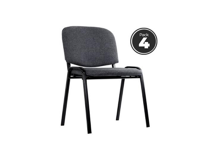 4er Set Ofis Stühle - Gris
