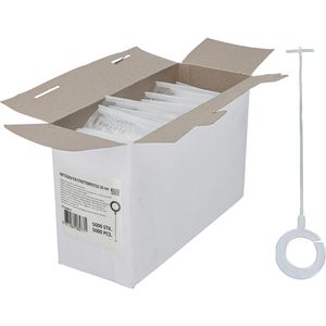TipTop-Office Heftfäden C-Type 50 mm, farblos, für Etikettierpistolen,Ringhaken, 5000 Stück