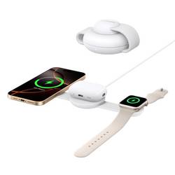 Anker Ladeadapter ANKER MagGo Wireless Charging Station wt B25M8H21 Weiß
