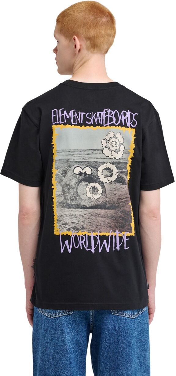 T-Shirt ELEMENT "Couching", Herren, Gr. M, flint schwarz, Obermaterial: 100% Baumwolle., Shirts T-Shirt flint schwarz M