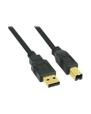 InLine USB-Kabel USB M bis Typ B M 1 m Schwarz (34510S)