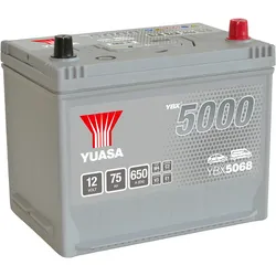 Yuasa YBX5068 12V 75Ah 650A Silver High Performance Batterie