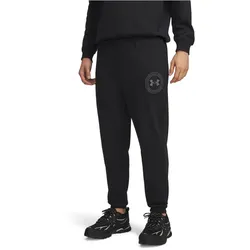 UNDER ARMOUR Rival Lightweight Graphic Jogginghose Herren 001 - black/castlerock L