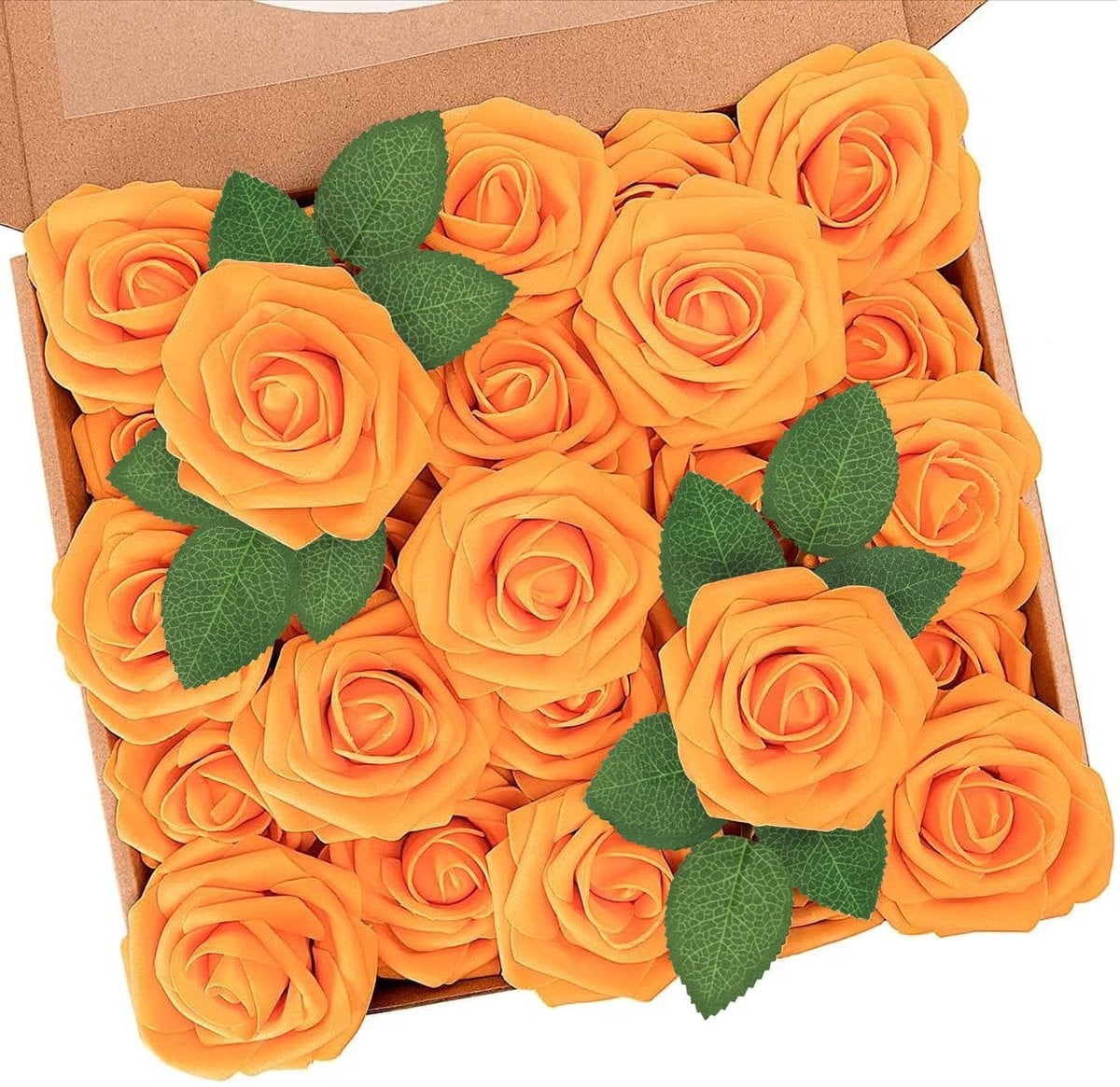 Dailygoods Kunstbloemen Set van 25 Stuks - Foam Rozen voor Bruiloften