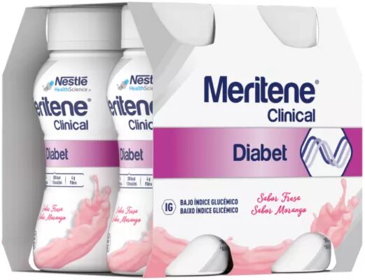 Meritene Clinical Diabet Fresa 200mlx4