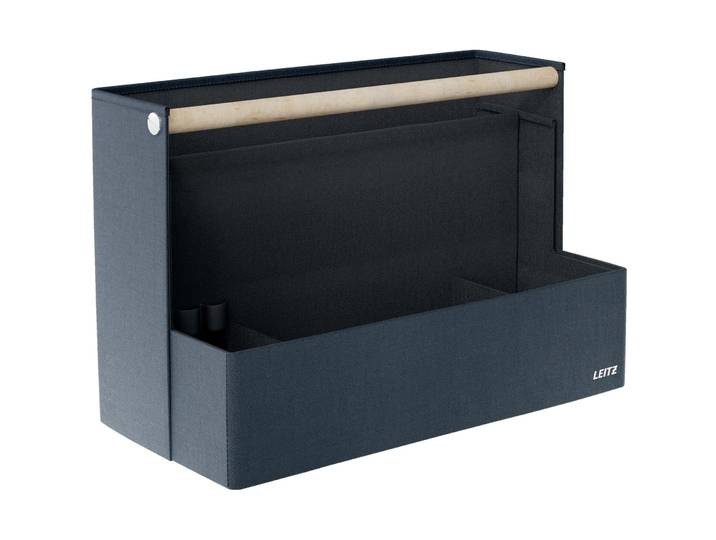 Ergo Schreibtisch-Organizer Leitz aus Stoff Samtgrau - Schreibtischorganizer